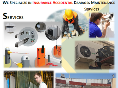 Building Maint / Technical services / Insurance Property Claims