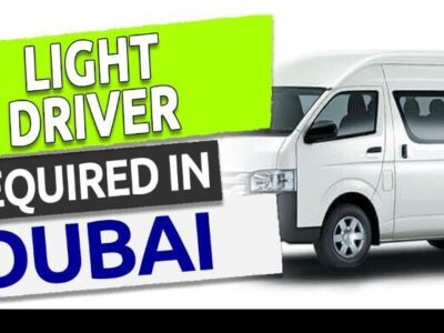Nationality Indian & Pakistani /LIGHT DRIVER REQUIRED IN DUBAI 1900salary